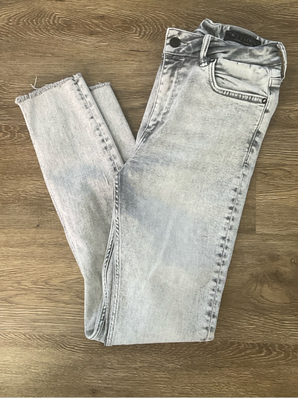 All Saints Light Wash Women’s Jeans - Classic Slim Fit